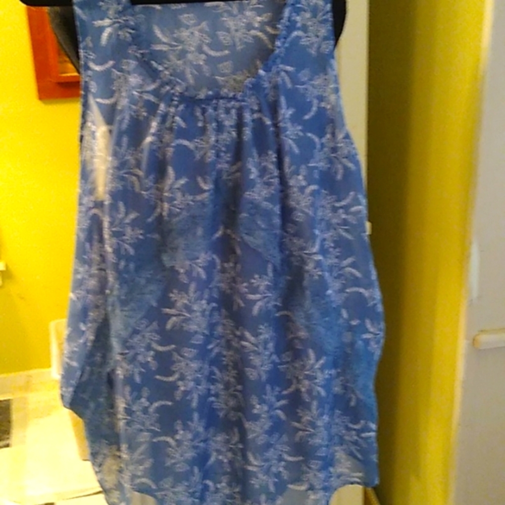 Charlotte Russe Semi Sheer Top XL